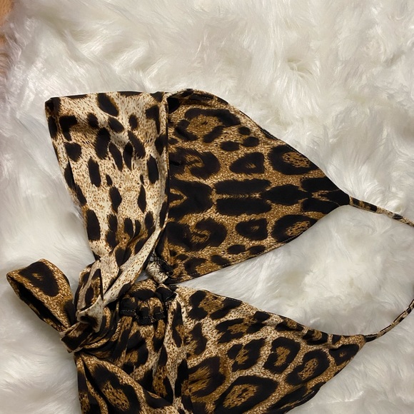 Cheetah Halter top - Picture 2 of 3